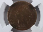 NobleSpirit KEY DATE 1877 Indian Head Cent NGC Good Details Obv Scratched