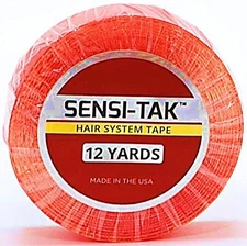 Walker Tape Sensi-Tak 1/2" x 12 Yds – Double-Sided Red Tape, Authentic & Strong