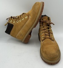 Timberland Wheat Classic Nubuck 6 Inch Boots 12709 Boys Size 2