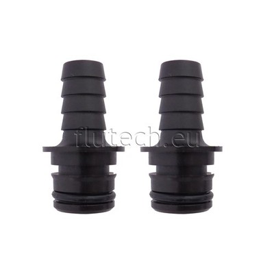 Jabsco 30654-1000 Quick Connect Port Kit (2 Stk.), 1/2'' Schlauchanschluss, gerad