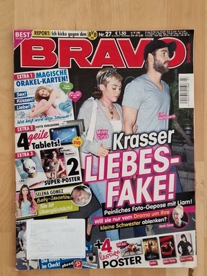 Bravo 2013 Nr. 27 26.06. Poster Cro Selena Gomez Seelen Robin Thicke Demi Lovato