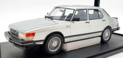 Cult Models 1/18 Scale CML099-1 - SAAB 900 Turbo 4 Door - Silver Metallic