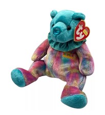 Ty Beanie Baby - DECEMBER the Birthday Bear 7.5" NEW MWMTs