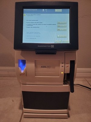 Radiometer Blood Gas Analyzer ABL 90 FLEX - Works Watch Video