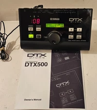YAMAHA DTX500 Drum Trigger Module Electronic Drum's w/ Power Supply & Manual