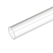 Acrylic Pipe Clear Rigid Round Tube 13mm(1/2") ID 17mm OD 10"