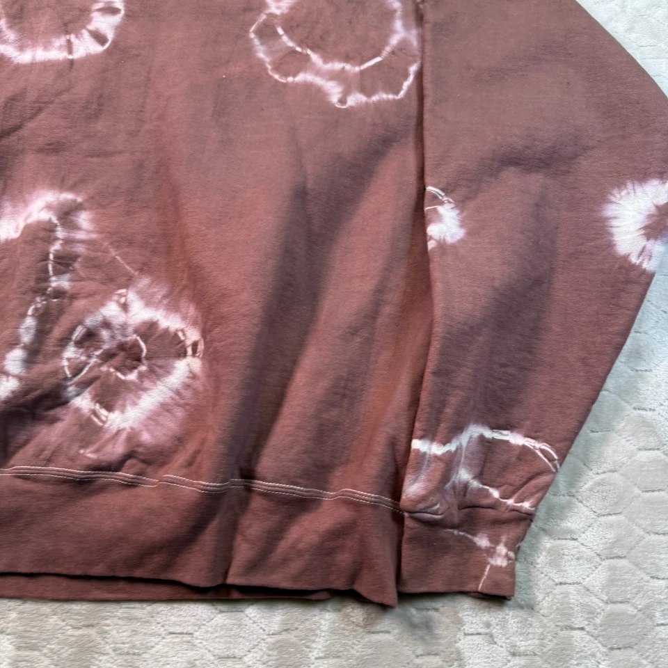 Винтажный 90-х тяжелый Fruit of the Loom супер хлопок галстук краситель пустой толстовка XXL - Изображение 3 из 4