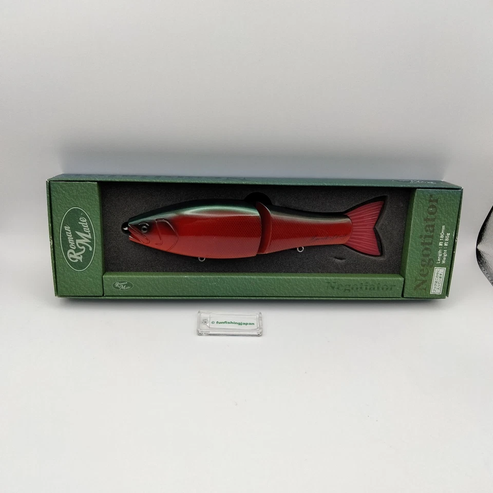 LIMITADO Hecho en Roma Negociador Japón Deslizamiento Madera Swimbait Raro Señuelo Hecho a Mano Difícil de Encontrar Foto 2 de 4