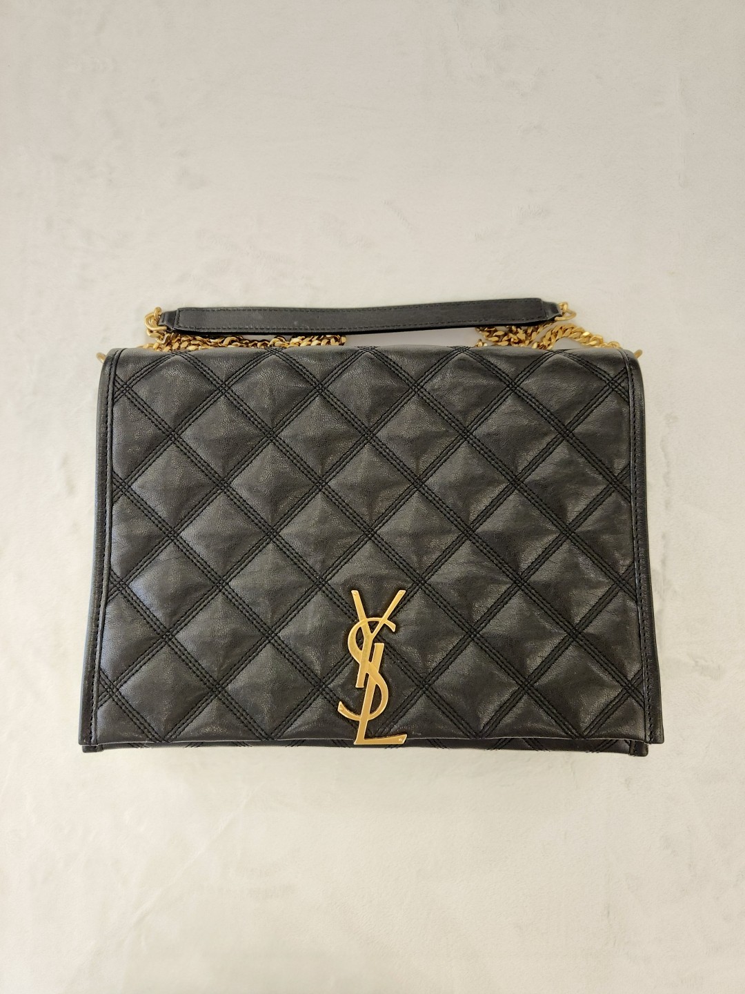 Borsa a tracolla piccola Saint Laurent Becky catena 579607 92654536