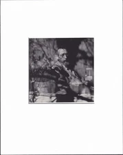 8X10" Matted Print Ansel Adams Self-Portrait Picture: Maynard Dixon