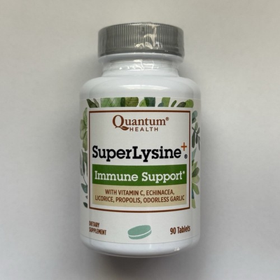 #ad Quantum Health SuperLysine Immune Support Lysine Vitamin C 90 Tablets $20.00