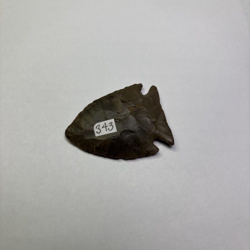 authentic indian arrowhead artifact