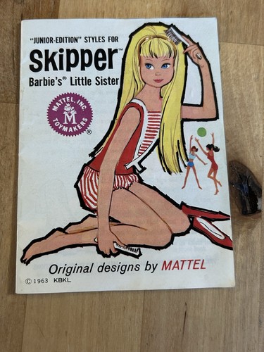 2 VTG 1963 MATTEL Booklets 1. SKIPPER Barbies Little Sister 2. ALLAN Kens Buddy - Picture 6 of 10
