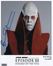 BRUCE SPENCE signed Autogramm 20x25cm STAR WARS in Person autograph COA