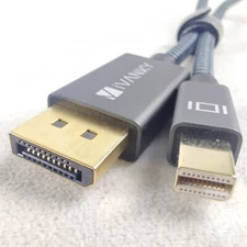 Mini DisplayPort to DisplayPort Cable, 6 Feet iVANKY Mini DP to DP Cable Braided