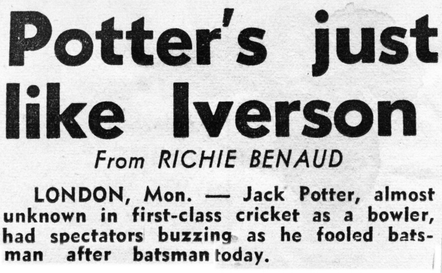 JACK POTTER, Australia's finest 12th man HIS MEMOIRS, NEW, autographed by Jack eBay