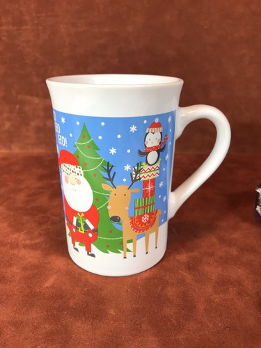 ROYAL NORFOLK Kaffeebecher Tasse Holiday Christmas Santa Ho Ho Rentier gebraucht - Bild 4 von 6