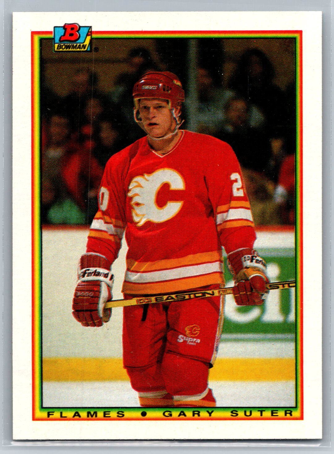 1990-91 Bowman Gary Suter Calgary Flames #101
