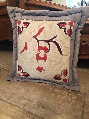 Buy Gorgeous Lavender Antique Pillow Vintage Made From Antique Quilt