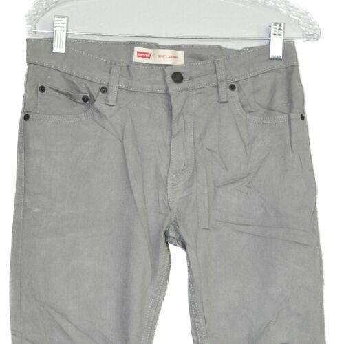 Levis 510 Mens Gray Denim Jeans Cotton Solid 5 Pockets Button & Zip Size 29x29 - Picture 3 of 5