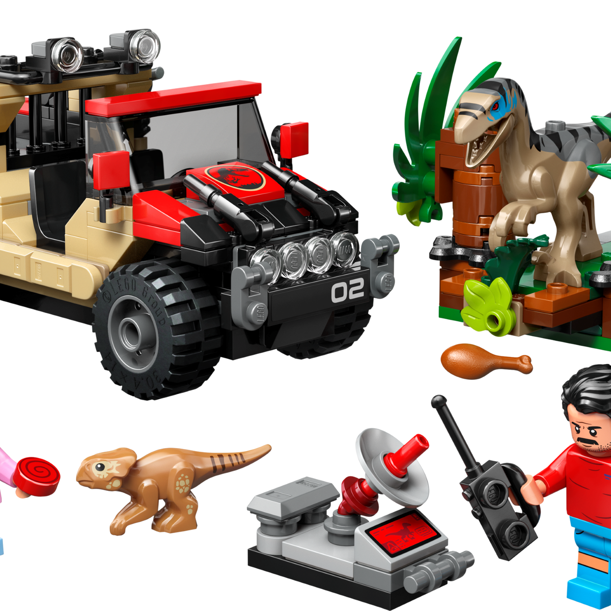 PSL LEGO 76972 Jurassic World Raptor Off-Road Escape Mission