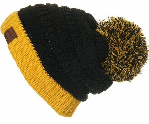 University College Pom Pom Beanie Hat 