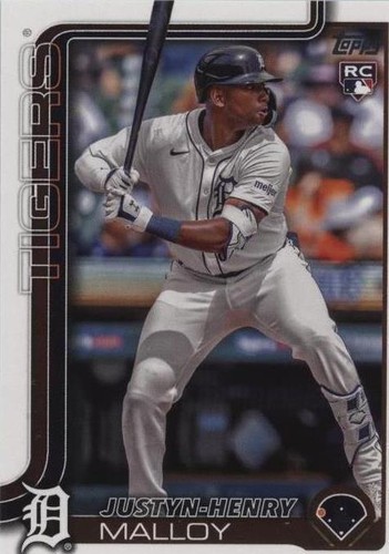 2025 Topps Series 1 Justyn-Henry Malloy 1/1 Foilfractor