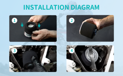 Air Filter Holder & Spark Plug Kit For Honda XR100R (1985-2003) & XR80R - Easy Installation