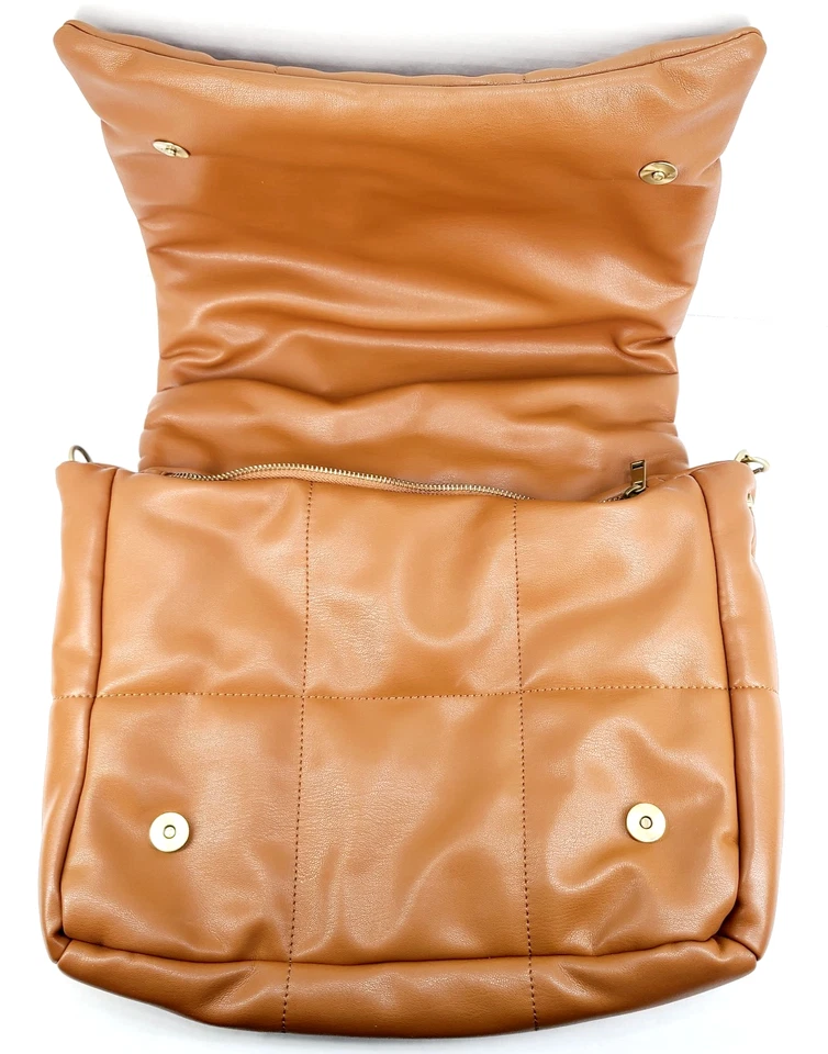 Free People Urban Outfitters Bolso Mensajero Bolso para Laptop Nube Cuero Vegano Foto 2 de 4