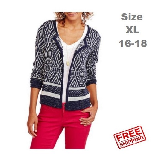 Fashion Sweater Jacket size 