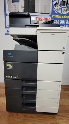Konica Minolta Bizhub C458 Laser Color Copier Printer Scanner