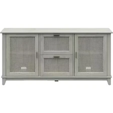 Twin Star Home Sideboard Buffet (Fairfax Oak) - Assembly Required