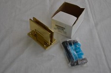 CRL Brass Vienna 537 Series Glass-to-Glass Hinge V1E537BR