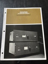 TRASH SOON JBL Model 6021 6022 Power Amplifiers Technical manual