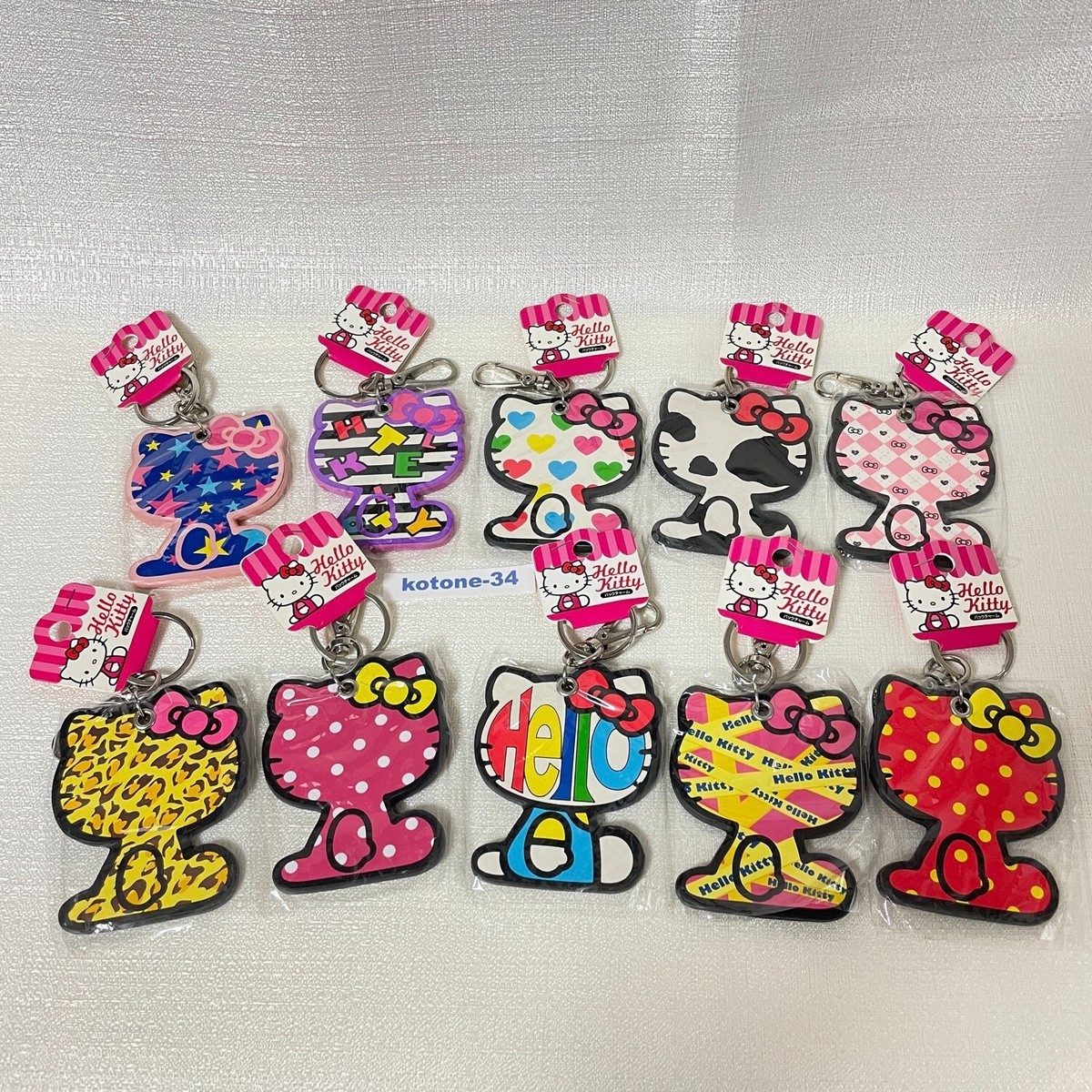 m•a•c Hello Kitty コラボチャーム レア Hello Kitty Bag charm 10 types set Sanrio mascot collection 2014