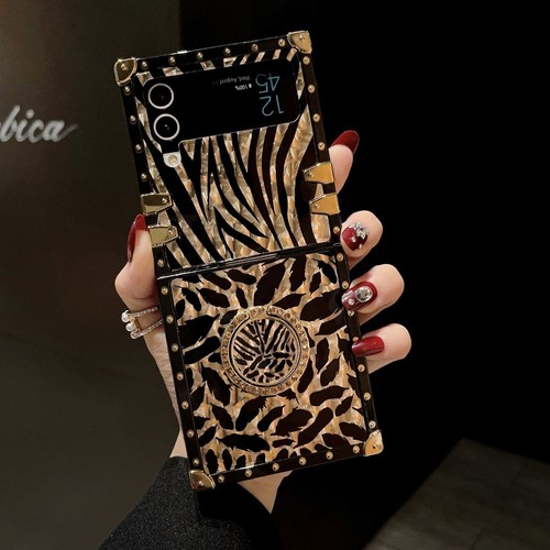 Luxury Butterfly Flower Paint Ring Cover Case For Z Flip 4 3 5G - 第 33/33 張圖片