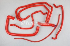 Kit 5 durites silicone Peugeot 205 Rallye 1.3L Durite Soupapes Neuf ROUGE