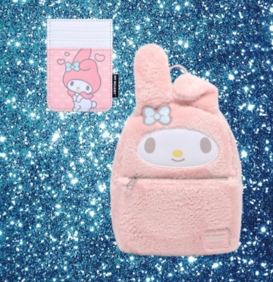 Loungefly My Melody Fuzzy Mini Backpack | eBay display picture 2