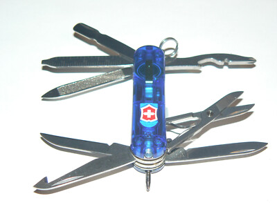 New Victorinox Swiss Army MIDNITE MINICHAMP Sapphire w