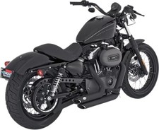 Vance & Hines - 47219 - Shortshots Staggered Exhaust System, Black