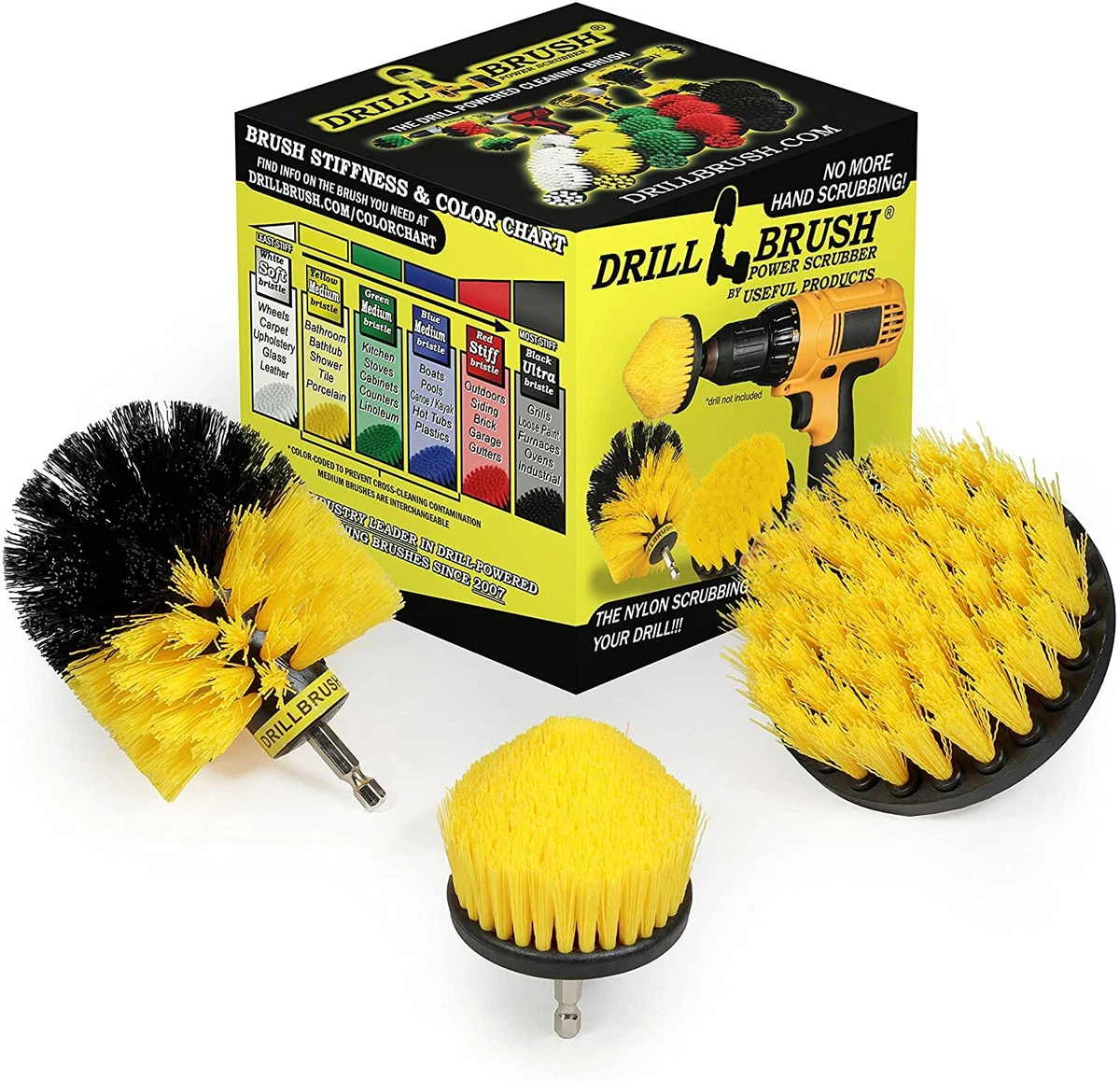 Power toilet clearance scrubber