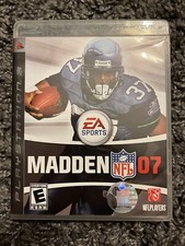 Madden NFL 07 MINT DISC Sony PlayStation 3 2006 PS3 Complete CIB EA Sports PS