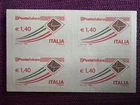 ITALIA 2009  QUARTINA POSTA ITALIANA € 1,40