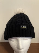 Polar Extreme Women’s Cuffed Sherpa Lined Beanie w/ Pom Pom 