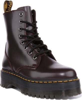 DR MARTENS Jadon Glatt Unisex Ösen Plateau Stiefel IN