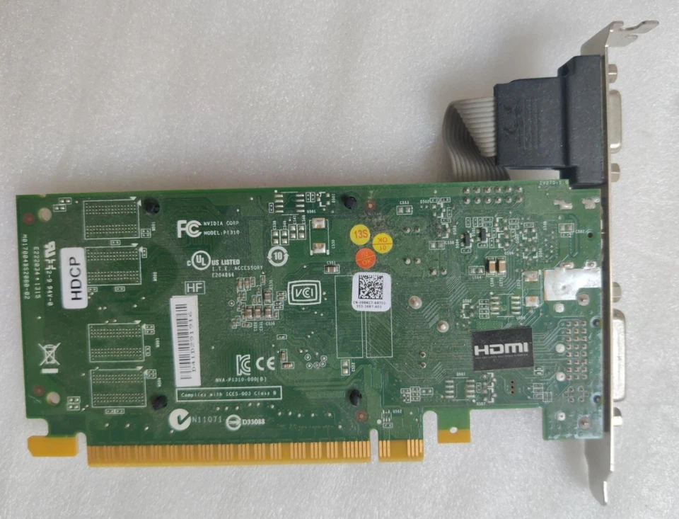 NVIDIA GeForce GT 620 1GB DDR3 PCI-e DVI HDMI VGA Video Graphics Card - Image 4 of 4