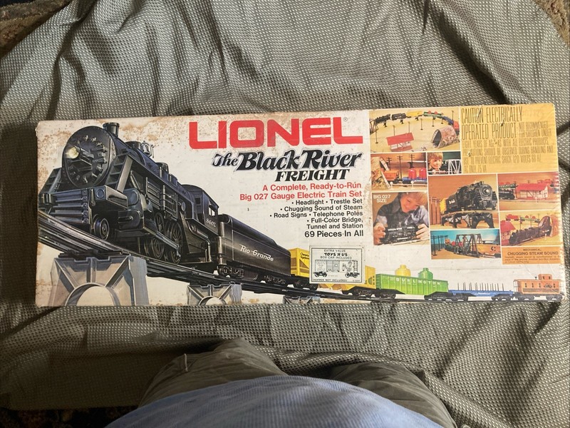 Lionel Black River Freight Boxed Train Set Big O 27 Guage