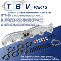 AuspuffkrüMmer BMW 2.5D 3.0D E38 E39 E46 E53 E60 E61 E65 X3 X5 11627788422