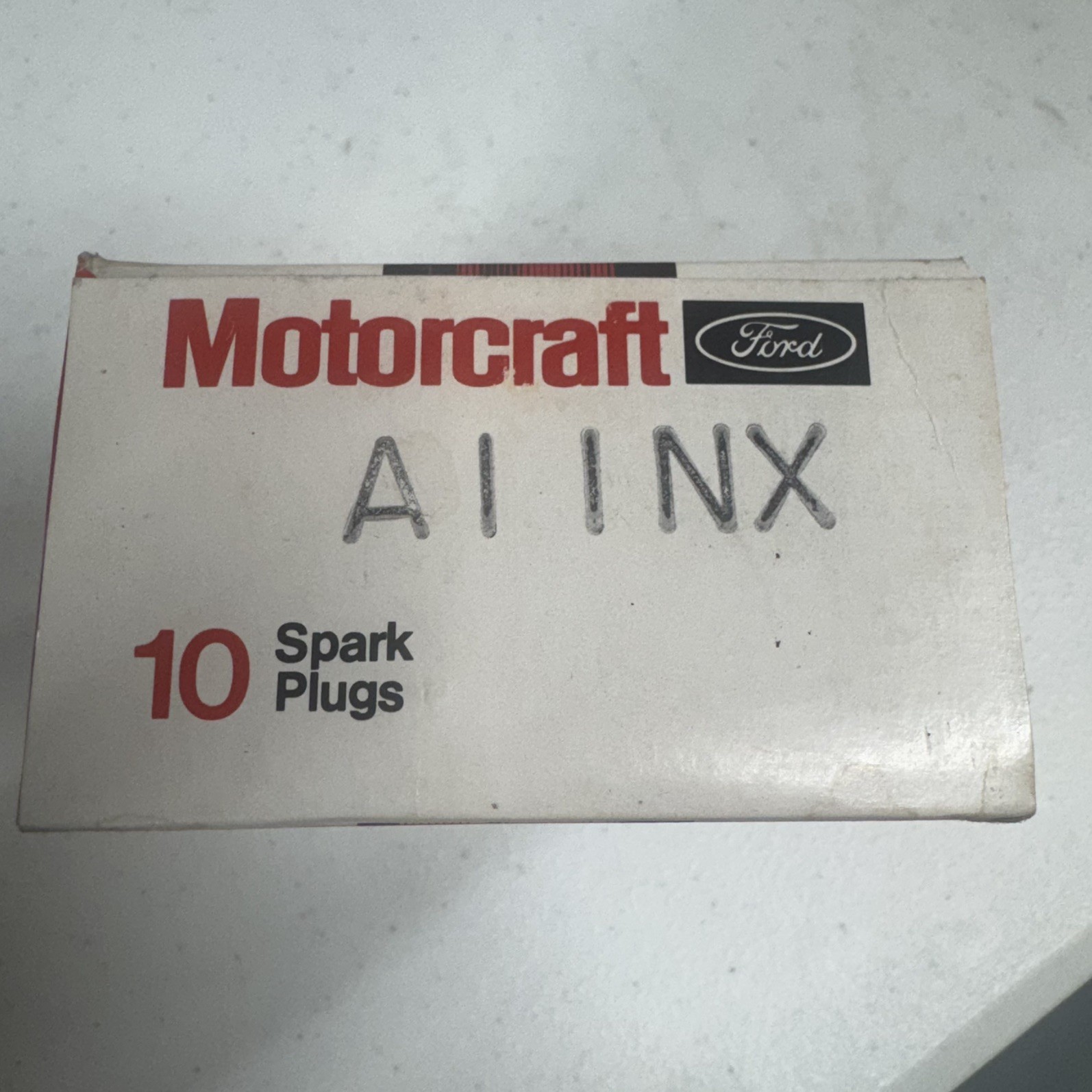 Motorcraft A11NX Spark Plugs Genuine OEM Ford NOS 10 Pack New Vintage Sealed