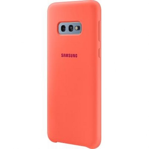 Coque anti-rayures Galaxy S10e rose silicone Samsung original